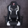 Scaun gaming ergonomic pro Venom, spatar inalt, alb-negru